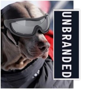 UNBRANDED Shatterproof Dog Walking Weather Goggles